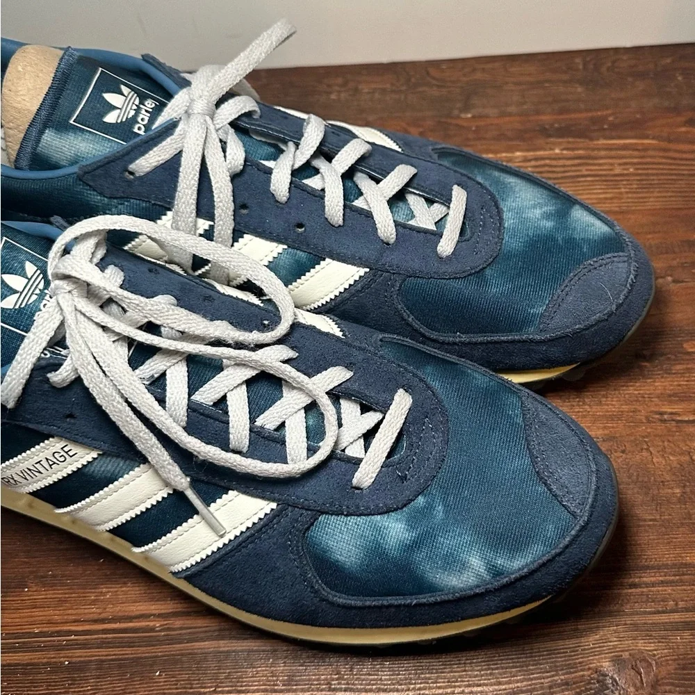 Adidas TRX Vintage Parley‎ Gym Shoe Bleached Navy White Men’s Size 11.5